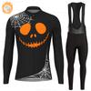 Men's Cycling Jerseys Set Halloween Winter Thermal Fleece Long Sleeve Coat Riding Bike Jacket Cycling Suits Set Ropa Ciclismo