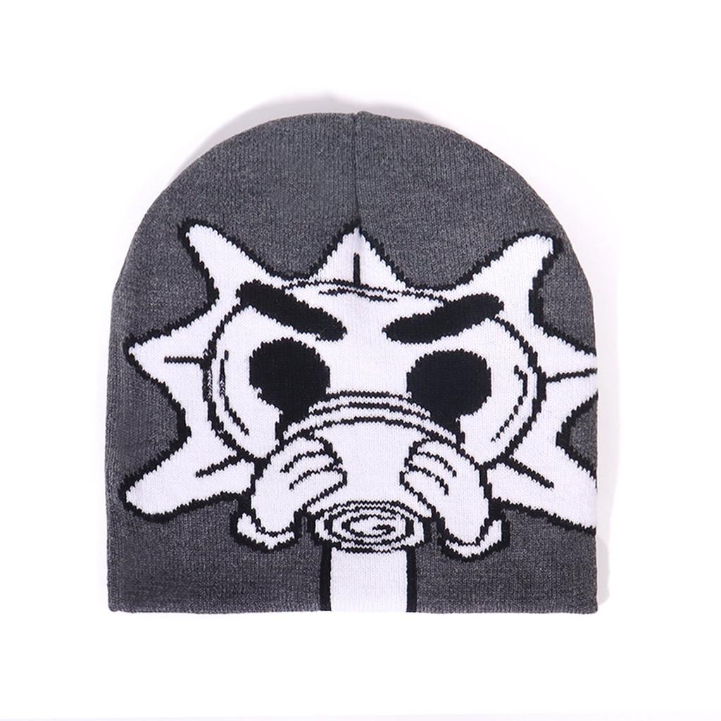 Drink Sunflowers Water Pattern Knitted Cap Winter Casual Breathable Fashion