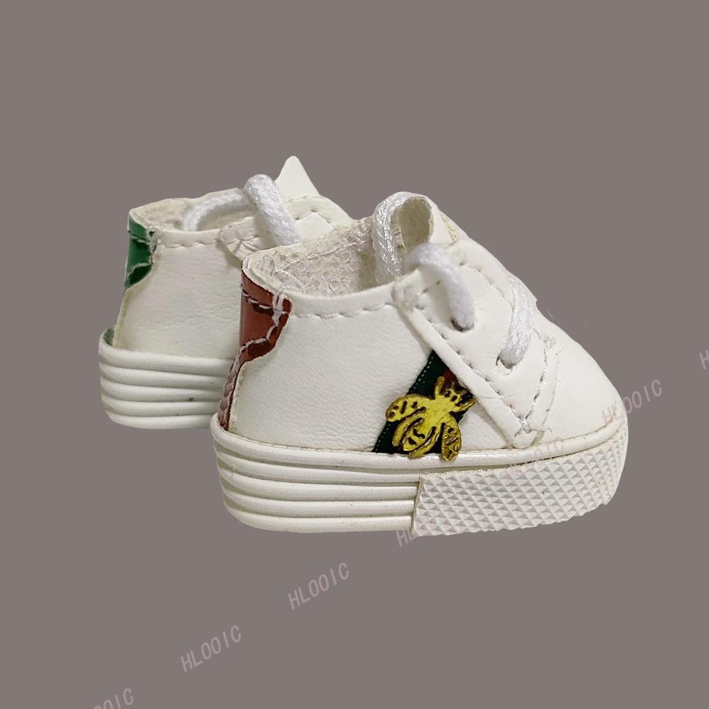 Labubu  Shoes (4*1.8cm) Doll Sneakers ,for 17cm Macaron Plush and 15cm EXO Cotton Doll and 1/6 BJD Doll Clothes Shoe Accessoires