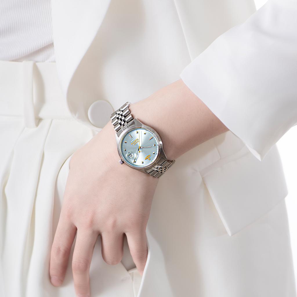 Vivienne Westwood West Queen Watch Quartz Movement Stainless Steel Bracelet Blue Dial Women watches DWVV261LBLSL