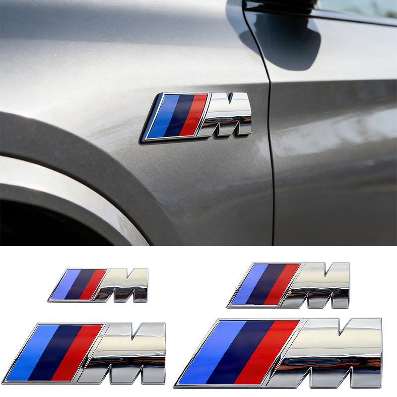 umbrx8 3D ABS Car Styling Rear Trunk Badge Emblem Logo Sticker Decoration Accessory For BMW M M1 M2 M3 M4 M5 M6 X7M X2M X4M X3M X5M X6M
