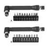 L Shape Double Head Hex Key Wrenches Set With 10 Interchangeable Bit For Various Screws And Applications