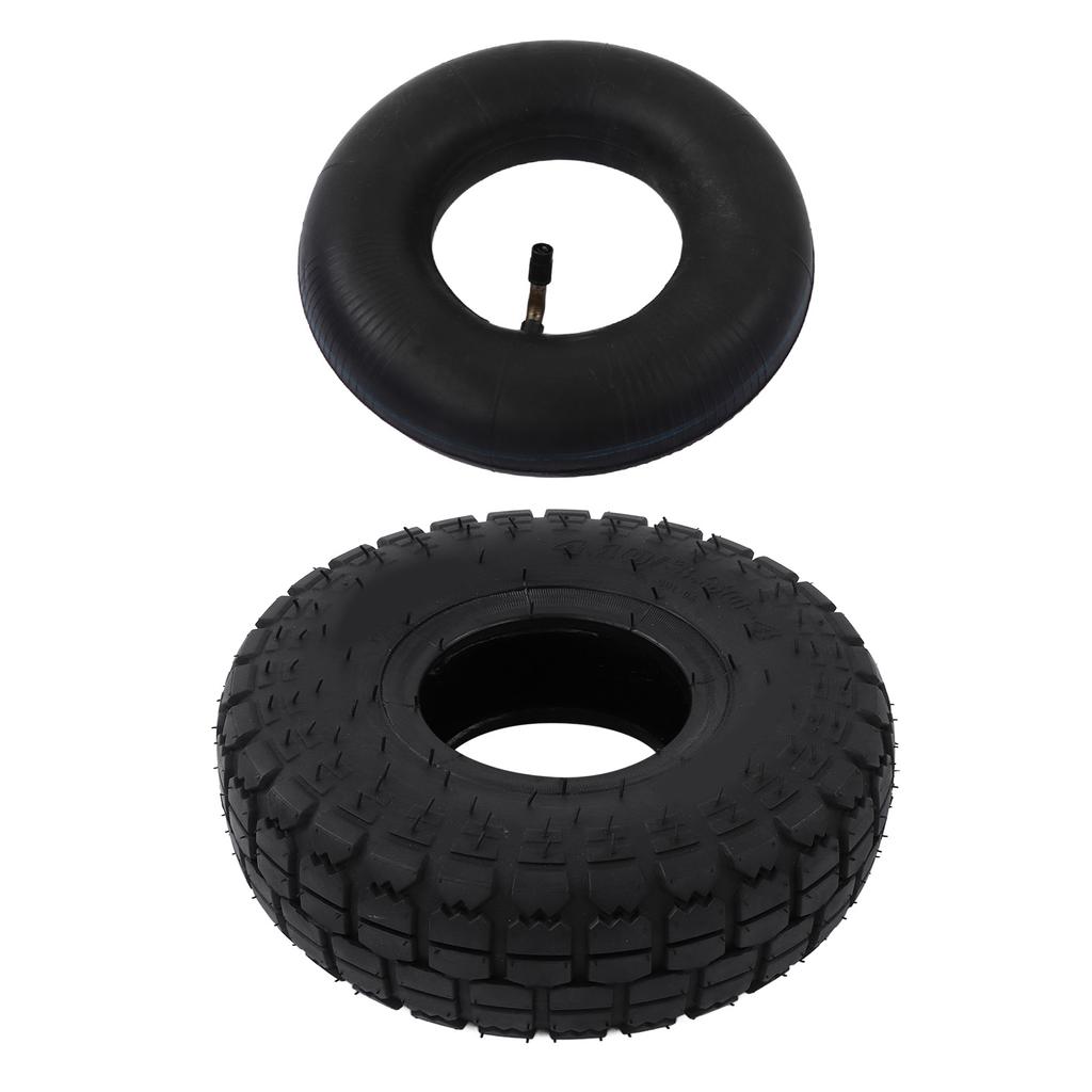 4.10 3.50‑4in Reifen Schlauch Kombiset Allzweck für Handwagen Schubkarren Gartenanhänger