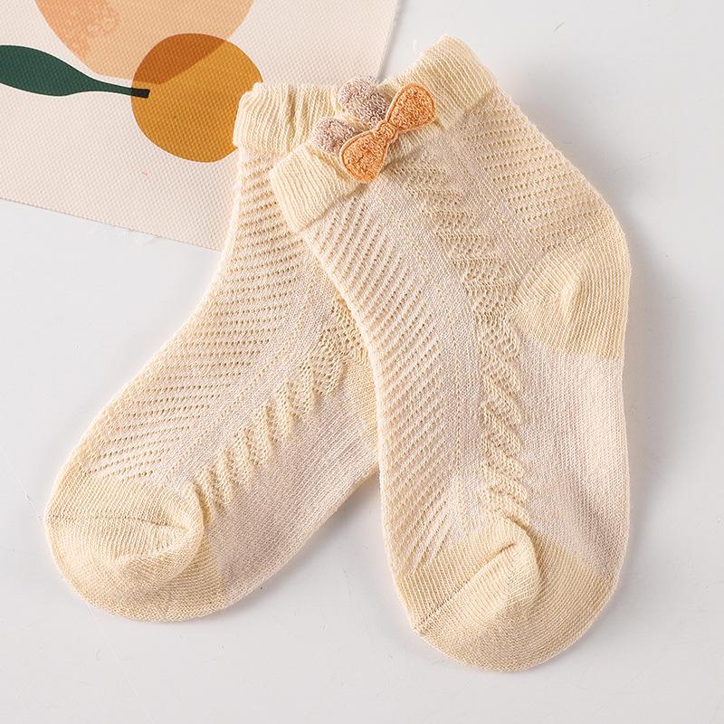 Summer Baby Mesh Thin Socks Cartoon Soft Cotton Newborn Sock Princess Infant Toddler Girls Cute Breathable Socks