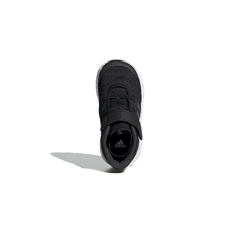 adidas Pureboost Go El I Slip Resistant Low Top Toddler Shoes Black White Infant And Toddler F34017