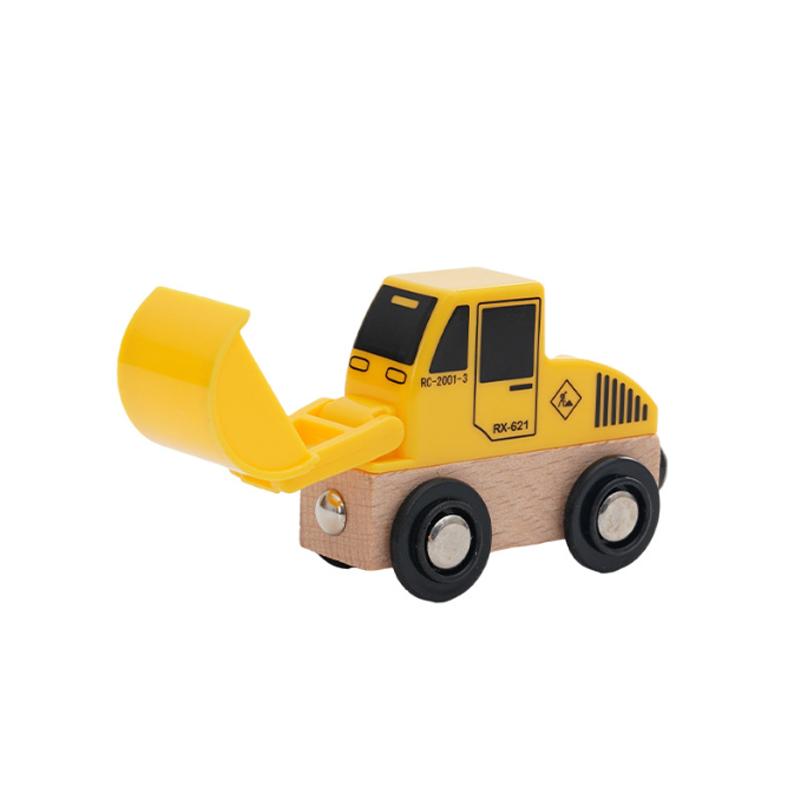 New Wooden Multifunctional Magnetic Car Scenery Car Toy For Kids Compatible with Thomas Wooden Train Track