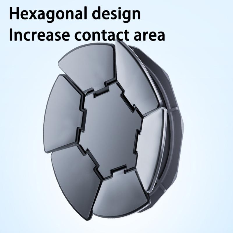 2PCS High Adhesion Suction Cup Pad Silicone Grip Disc Secure Phone Holder Base Mounting For Most Car Dashboard Designs