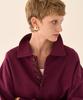 GRIDAJ Minimal Polo Sweatshirt _ Burgundy