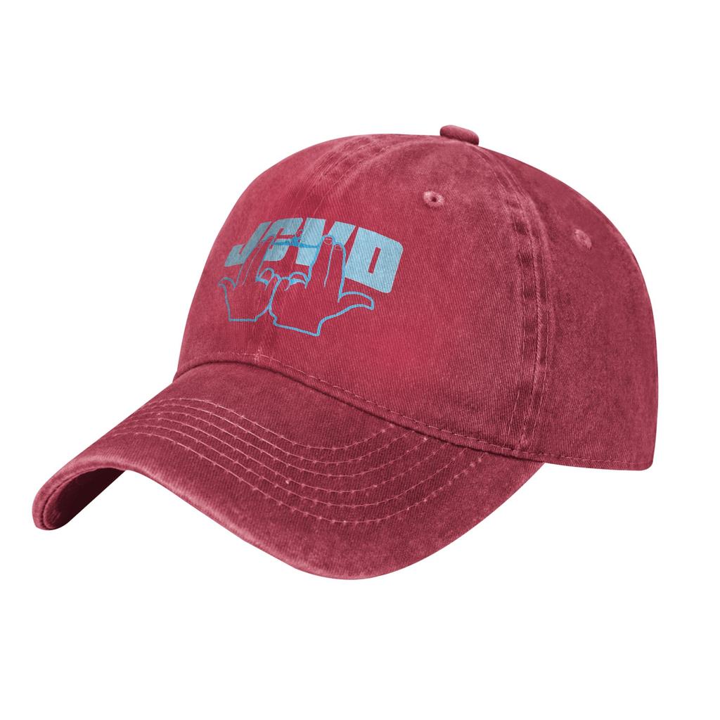 Jcvd Jul Blue Men Women Baseball Cap Distressed Washed Hats Cap Vintage Outdoor All Seasons Travel Unstructured Soft Headwear