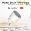 NEO NAS-WR07WM Tuya Matter WiFi Smart Plug 16A FR Plug Smart Socket with Power Metering for Apple/Google/Amazon