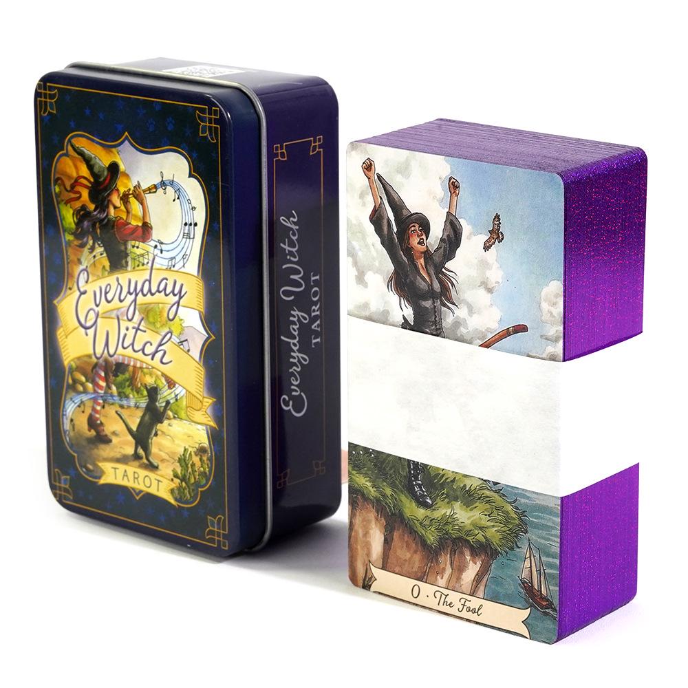 Lucid Dreams Tarot In Gold Stamped Tin Box - Premium Tarot Cards Set