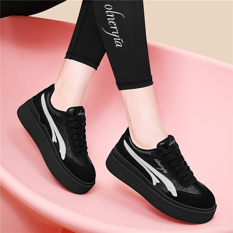 

Popular thick-soled German training shoes for women s autumn new versatile soft-soled sports and leisure little white women s shoes for women 35