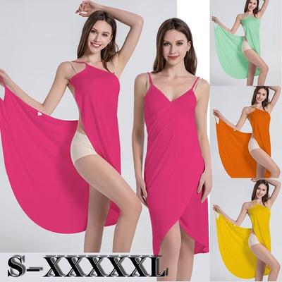 Towel Women Robes Bath Wearable Towel Dress Womens Lady Fast Drying Beach Spa Magical Nightwear Sleeping Home Textile