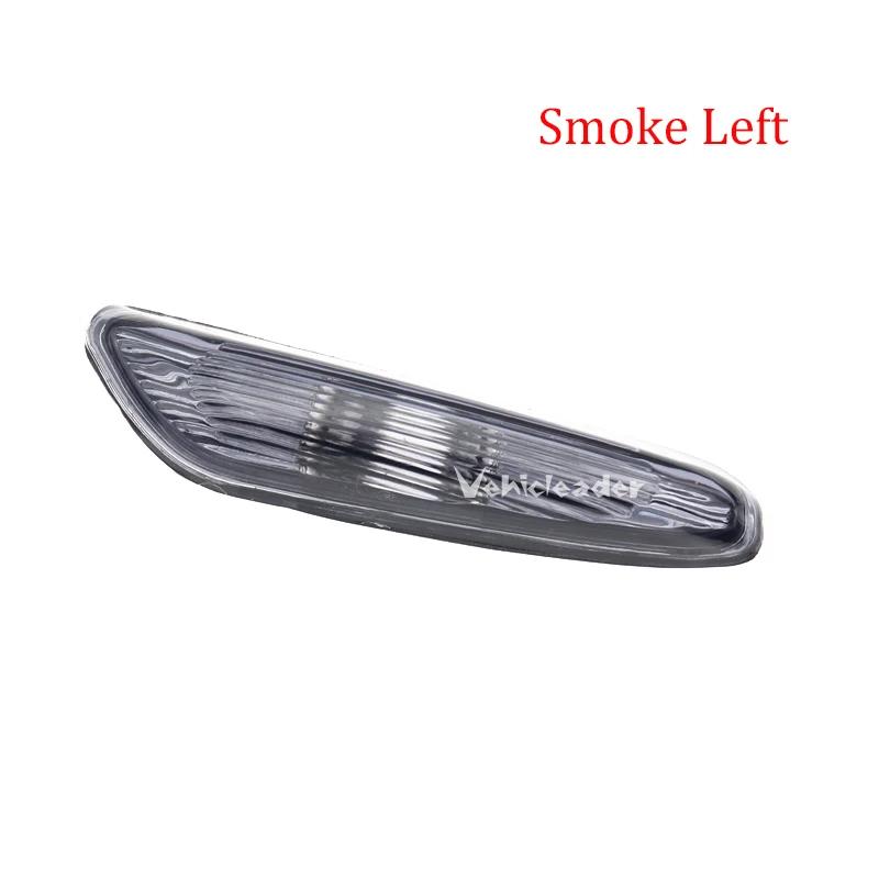 Smoke/Clear Left & Right Turn Signal Indicator Lamp Side Marker Light Cover No Bulb For BMW E90 E91 E92 E93 3 Series 2006-2011