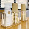 Disposable Cup Storage Holder Wooden Water Cups Dispenser  Rack Shelf with Longer Stick Tableware Organizer for Restaurants Bar