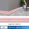 2.3m * 8cm New XPE Foam 3D Skirting Line Waterproof Self-adhesive Tiles Border Paper Thicken Home Decor Wall Stickers