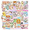 50 Cute Cartoon Animal Stickers Children'S Hand Account Decoration Waterproof Stationery Stickers Creative Stickers Small Fresh