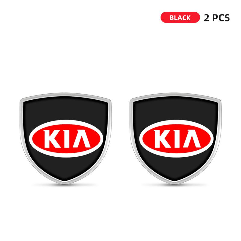 2026 Hot Car Sticker 3D Aluminum Emblem Car Decoration Body Stickers Decals Accessory For Kia Rio Ceed Sportage Sorento K2 K3 K4