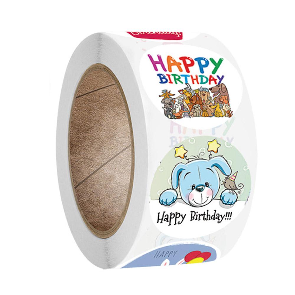 100-500Pcs High-Quality "Happy High-Quality Birthday" High-Quality Sticker High-Quality Envelope High-Quality Sealing High-Quality Label