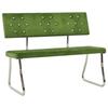 Day and Night - Day and Night Light Green Velvet Bench 110 Cm