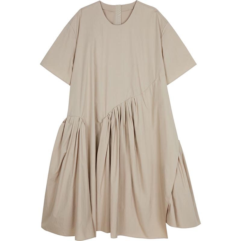 JNBY Short Sleeve Loose A-line Dress