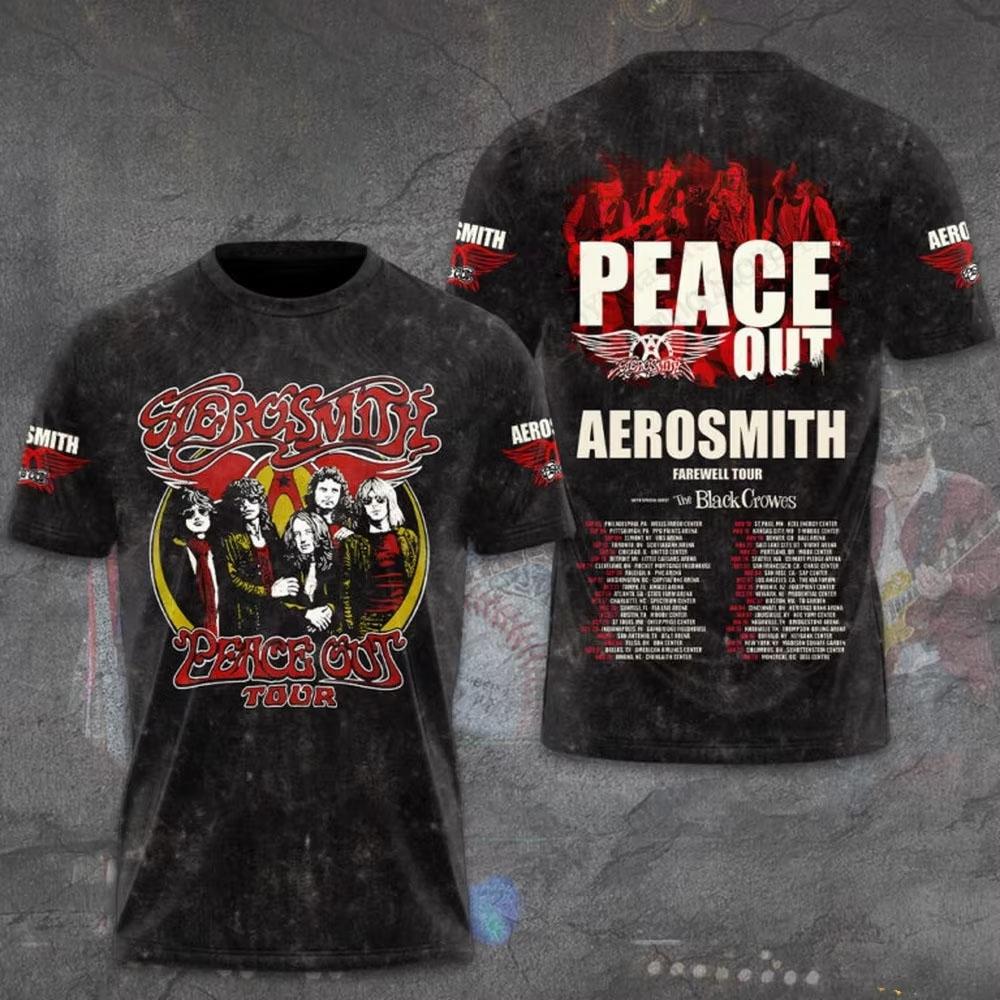 New Hot Vintage Aerosmith Band 3D Printed T-shirt Men Women Fashion Hip Hop Short Sleeve Rock Tops Tees Mens clothing camisetas