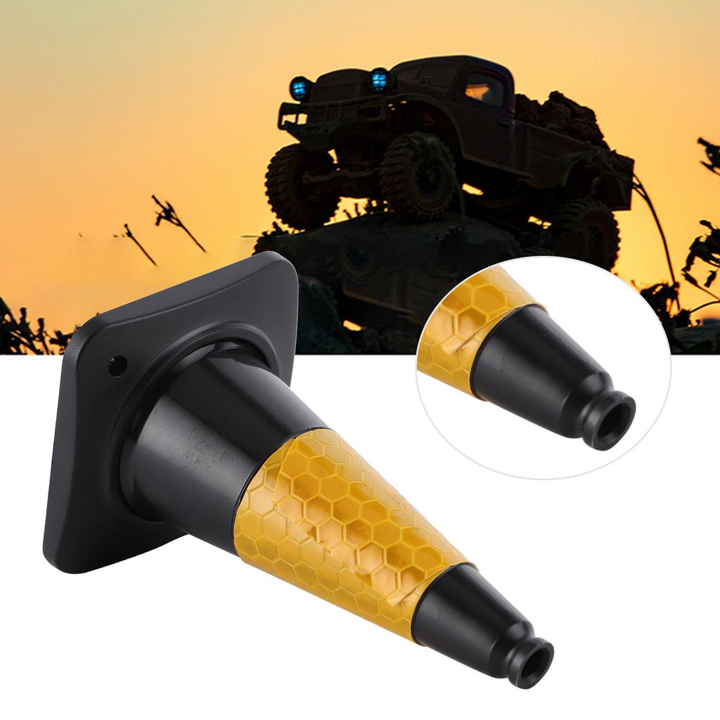 Road Cone Reflective Traffic Road Cone Fit for HSP RC Car Model Parts AccessoriesBlack