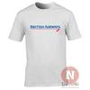 British Airways Klassisches Logo T-Shirt Brandneu Crew Fluggesellschaft Flug Ba Flughafen