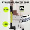Cabo Adaptador para Carregador de EV, Adaptador NEMA 10-50P para 14-50R, Plugue 50A para Fêmea de 4 Pinos, Compatível com EV para Carregamento de Nível 2, STW Calibre 6, ETL