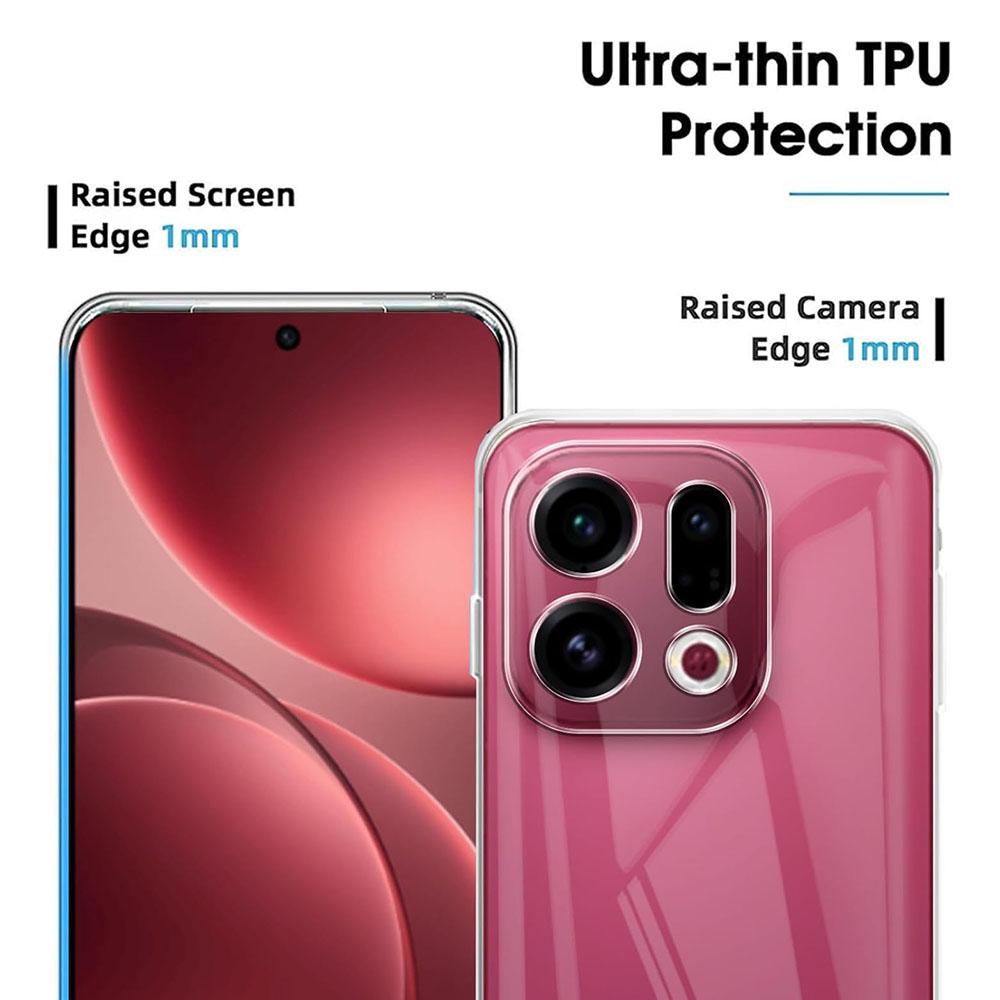 Ultra Dünne Transparente Silikon Weiche Hülle Für Oppo Find X9 X9+ X8 X8S X7 X6 X5 Pro Ultra Klare Schale Stoßfeste Rückabdeckung Coque