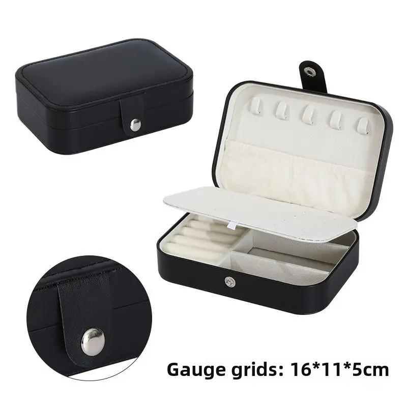 2025Ladies' large capacity multifunctional European travel jewelry box necklace earring storage box