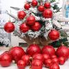 Festival Shatterproof Christmas Ornament Attractive Christmas Tree Hanging Sphere Ornament for Seasonal Display Decors