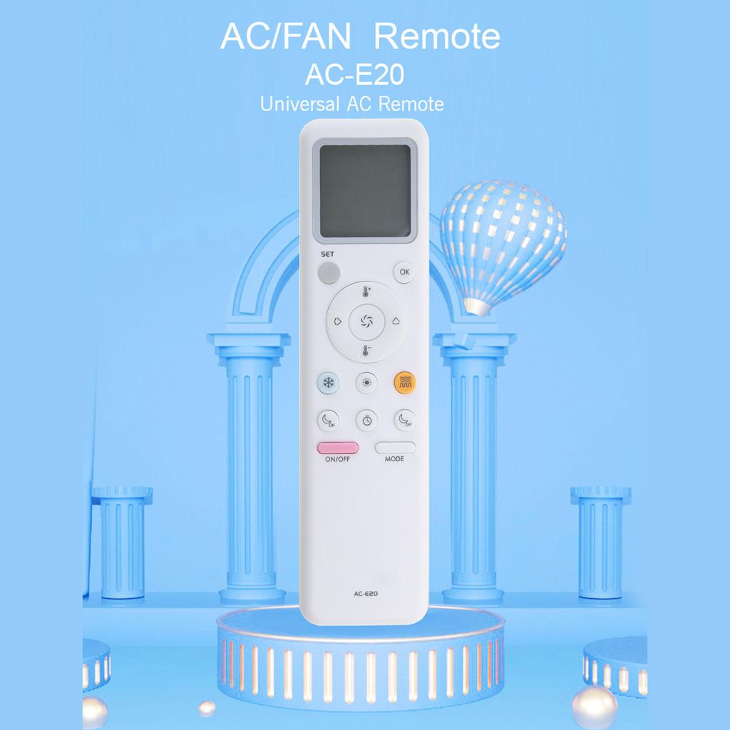 Efficient Air Conditioner Remote Control A/C Conditioning Remote Controller AC-E20 Universal Type for Temperature Adjust