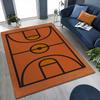 Basketball Court Patterned Rug Soundproof Noisereducing Carpet For Study Reading Area Home Party Decor Halloween Gift