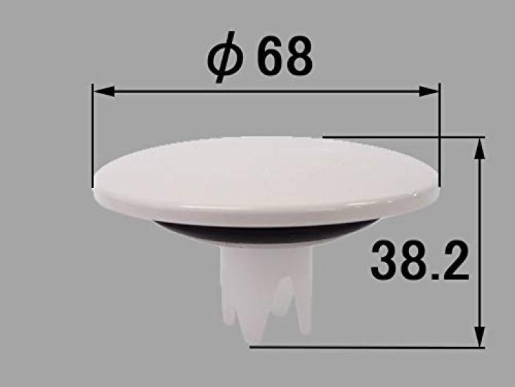 Plumbing Parts Push Drain Plug Sealing Kireyu Exclusive Push Drain Plug Bathroom Genuine Product B21-SVLAR(68) INAX/LIXIL/LIXIL One-Way Lid, One-Way