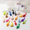 3/200Pcs Rattle Cat Mouse Toys Also Prefilled Catnip Faux Fur Cat Mice Toys Interactive Cat Game Catnip Toys For Indoor Cats Toy