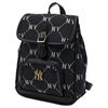 New MLB Polyester Backpack Regular Women's Black 7ABKMD45N-50BKS
