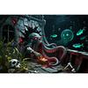 Horror Haunted House Tapestry Photography Background Halloween Vampire Scary Ghost Photo Studio Portrait Decor Backdrop