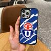 C-Chile U-University L-Logo   Phone Case For iPhone17,16,15,14,13,12,11 Plus,Pro Max Colored Silver Plated Inside Cover