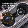 Car Sticker 2026 Ford Silicone Car Coaster Mat Water Cup Cushion Anti Slip Pad For Ford Fiesta Ranger Mondeo Escape Ecosport Fus