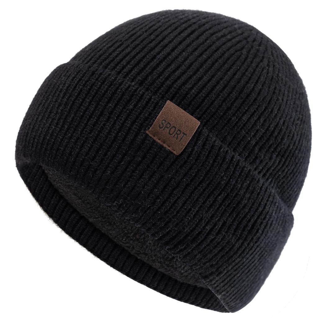 Neue Unisex Wintermütze Plüschfleece Warme Mütze Stilvolle Weiche Umschlagmütze Für Männer Frauen Outdoor Verdicken Ski Sport Strickmütze