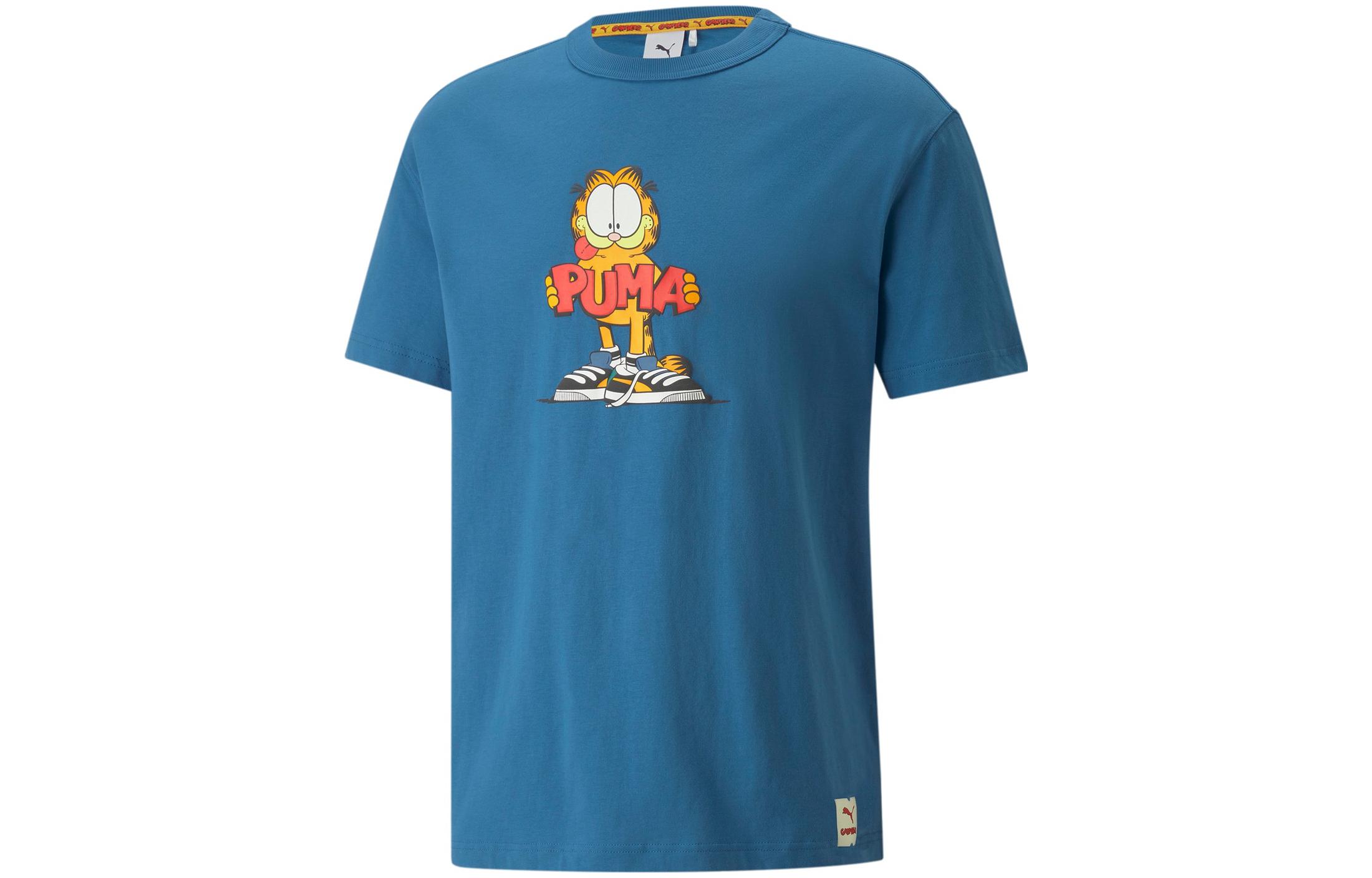 PUMA x Garfield T Shirt Men s Blue 534433-48 XS