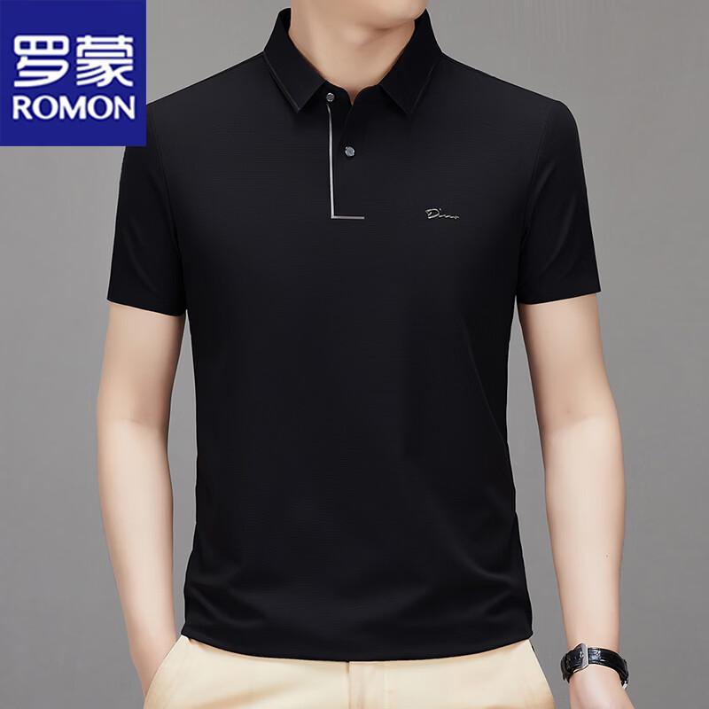 ROMON Men s Ice Silk Business Casual Polo Shirt 58