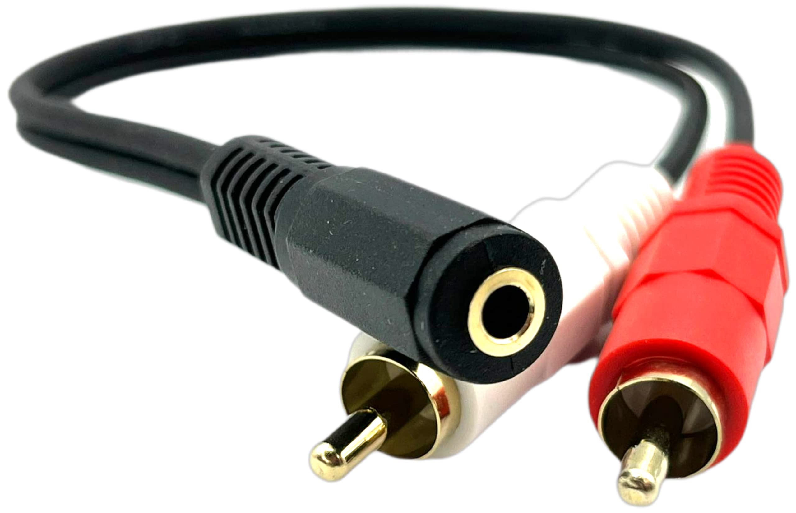 

Аудио кабель распределения стерео и RCA x (3,5 мм (женский пол) (мужской) 2) 0,2м