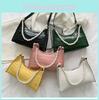 Elegant Pu Leather Underarm Bag With Pearl Details For Stylish Women