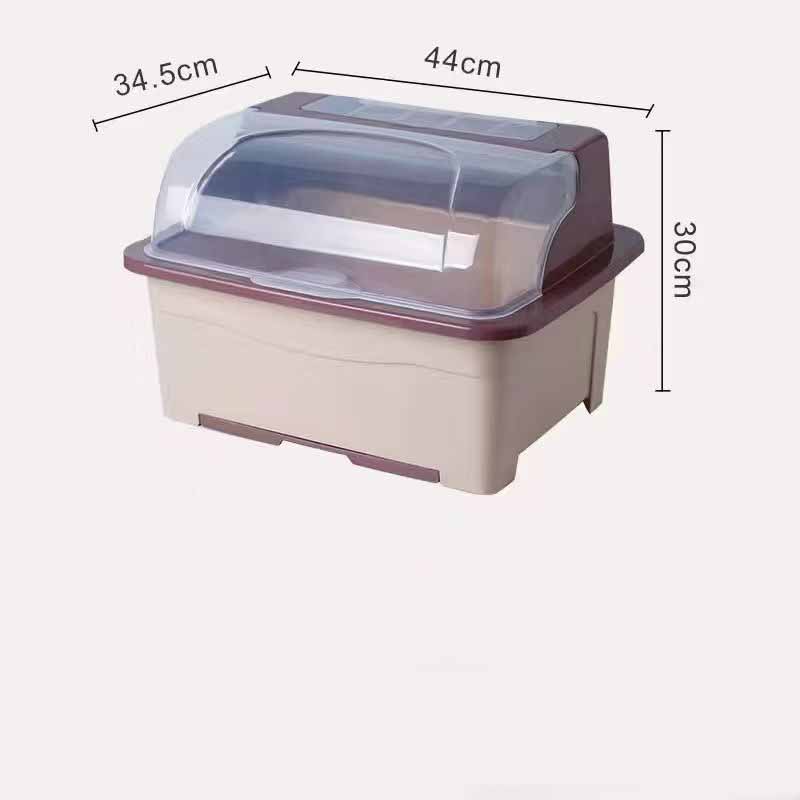 Кухонная миска для хранения и коробка для палочек для еды миска сливная полка кухонный бытовой подстаканник с крышкой полка для посуды шкаф 4434530cm хаки 2450₽