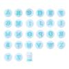 26PCS Uppercase Alphabet Baking Pastry Mold Reusable Plastic Cookie Handmade DIY Cutter for Biscuit Fondant Cake Decorations ZYF