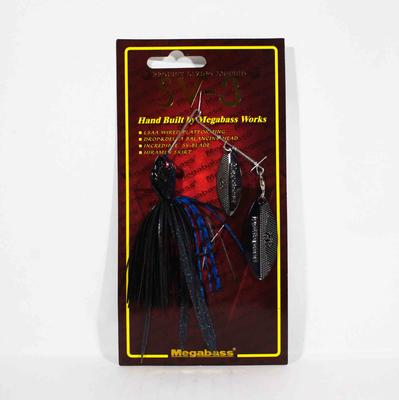 Megabass Cucharilla Spinner SV 3 3/4 oz DW Negro Azul (4032)