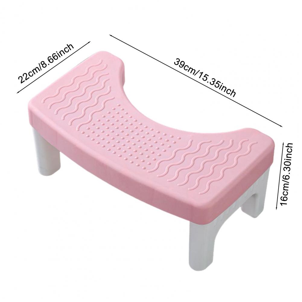 Toilet Squat Stool Removable Non-slip Toilet Seat Stool Ergonomic Toilet Footrest Home Adult Bathroom Accessories