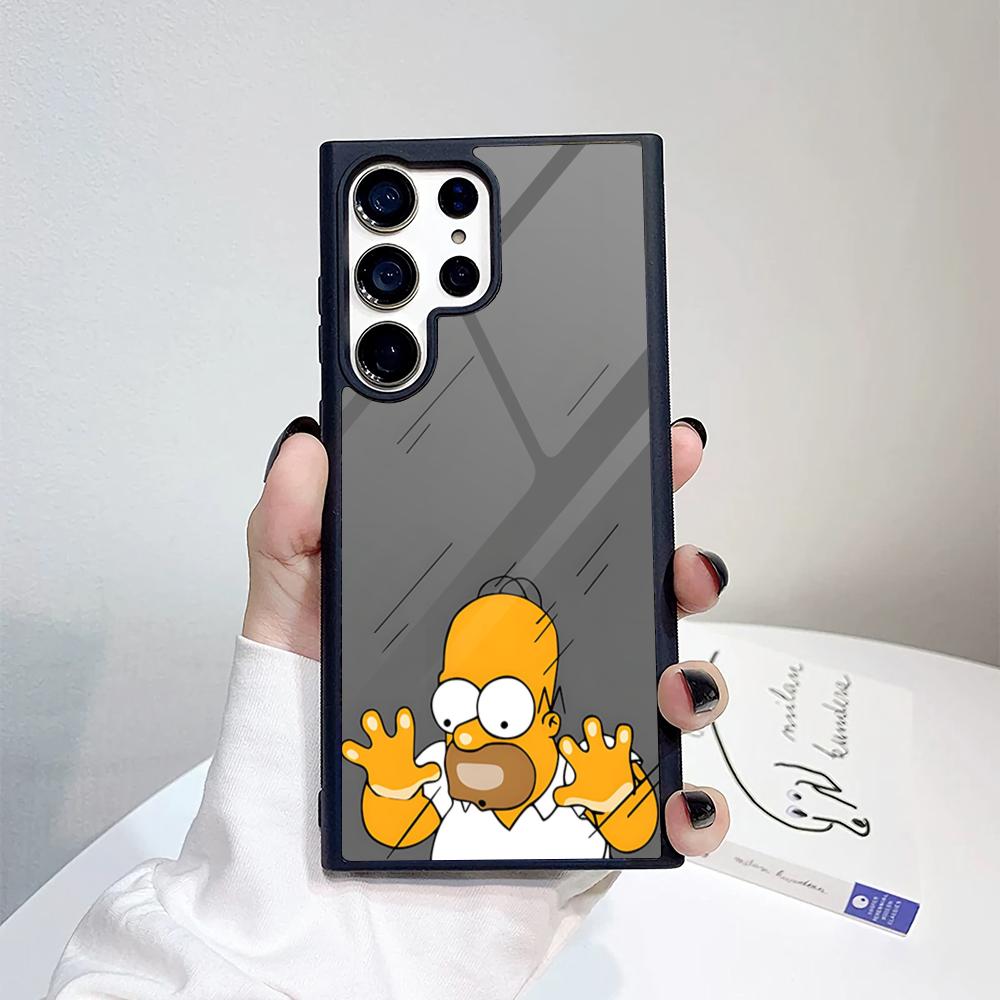 The S-simpsonss Phone Case For Samsung Galaxy S26 S25 S24 S23 S22 S21 S20 FE Edge Pro Plus Ultra PC+TPU Cover